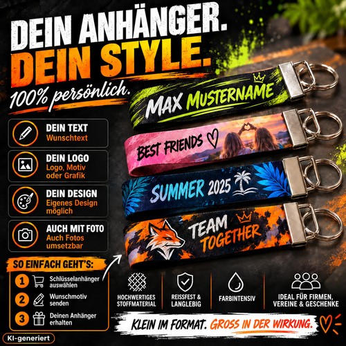 Schlüsselband kurz lanyard - kurz,